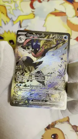 Pokemon TCG Greninja EX SVP 132 Shrouded Fable Black Star Promo Illustration NM - Image 2