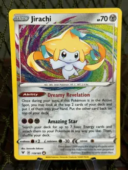 JIRACHI RAINBOW ACE SPEC RARE 119/185 ~ Pokemon TCG: Vivid Voltage - Image 1