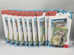 Pokemon TCG Journey Together Blistered Booster Pack Lot of 10-Yanma Promo - Image 1