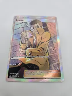 Pokemon Looker Full Art Ultra Rare Holo Sm-Ultra Prism 152/156 English - Image 1