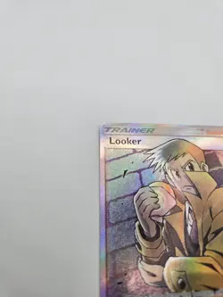 Pokemon Looker Full Art Ultra Rare Holo Sm-Ultra Prism 152/156 English - Image 2