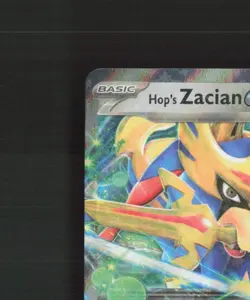 Hop's Zacian ex 111/159 Journey Together Ultra Rare Holo Pokemon Card NM - Image 3