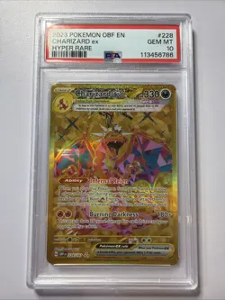 Charizard ex 228/197 Obsidian Flames PSA Graded 10 Pokemon Trading Card Game - Image 1
