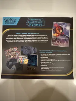 Pokemon TCG Mega Evolution Phantasmal Flames ETB New and Sealed - Image 2