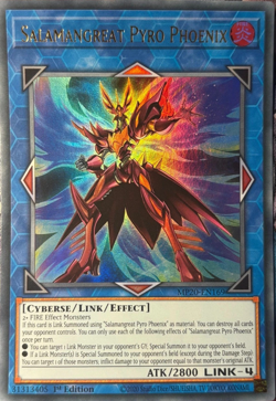 Salamangreat Pyro Phoenix MP20-EN169 1st Edition ULTRA RARE YuGiOh TCG Card - Image 1