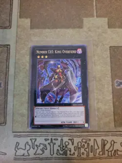 YUGIOH NUMBER C65: KING OVERFIEND SHSP-EN048 RARE UNLIMITED ED VLP - Image 1
