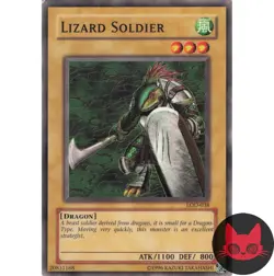 Yugioh Lizard Soldier LOD-038 Common LP - Image 1