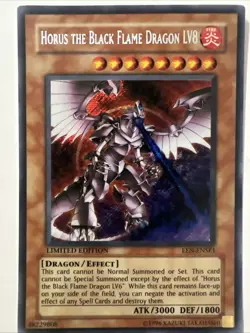 Horus The Black Flame Dragon LV8 - EEN-ENSE1 - Secret Rare - Limited Ed. (1) - Image 1
