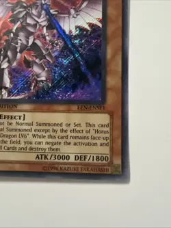 Horus The Black Flame Dragon LV8 - EEN-ENSE1 - Secret Rare - Limited Ed. (1) - Image 4