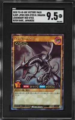 SGC 9.5 MT+ 2020 Yu-Gi-Oh! Japanese Victory Red-Eyes Black Dragon #RDVJMP-JP001 - Image 1