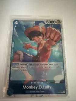 Monkey.D.Luffy P-055 (Jolly Roger Foil) - Premium Booster (PRB-01) - One Piece - Image 1