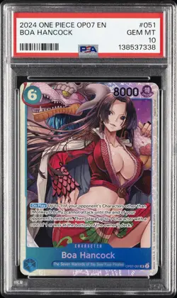 2024 ONE PIECE OP07-500 YEARS IN THE FUTURE #051 BOA HANCOCK PSA 10 - Image 1