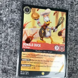 Disney Lorcana Shimmering Skies Donald Duck Pie Slinger 107/204 Legendary Foil M - Image 3