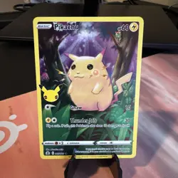 Pokemon Pikachu Celebrations Full Art Holo Card 005/025 Near Mint Condition - Image 1