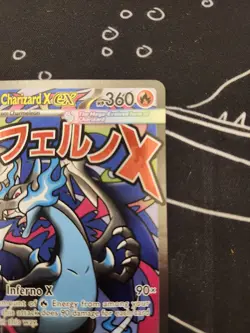 Mega Charizard X Ex #023 UPC Black Star Promo Error Crimped Card NM - Image 3