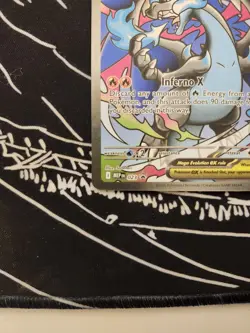 Mega Charizard X Ex #023 UPC Black Star Promo Error Crimped Card NM - Image 4