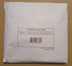 Gundam Card Game Starter Release Kit 01- SKIT-01 New/Sealed - Image 1