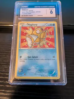 Pokemon Magikarp Black Star Promo XY143 CGC 6 Cosmos Holo Promo Card - Image 1