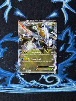 Pokemon TCG Black Kyurem EX Ultra Rare Holo Card 101/149 Boundaries Crossed 2012 - Image 1