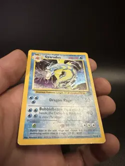 Pokemon TCG Gyarados Holo Rare Card 7/130 Base Set 2 - Image 2