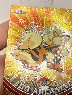 2000 Topps Chrome Pokemon Card ARCANINE #59 - Image 5