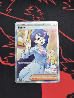 Pokemon TCG Fennel Card Black Bolt Sv: 162/086 NM/M Condition Trainer - Image 1