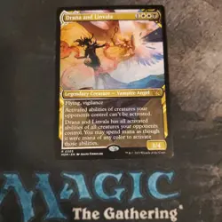 MTG Drana and Linvala 0222 Showcase March of the Machine MOM 2023 TCG Angel Rare - Image 1