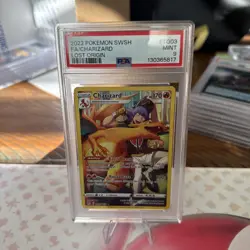 PSA 9 Mint Charizard TG03 / TG30 Lost Origin Trainer Gallery Pokemon Card - Image 1