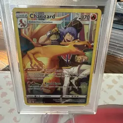 PSA 9 Mint Charizard TG03 / TG30 Lost Origin Trainer Gallery Pokemon Card - Image 2
