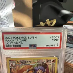 PSA 9 Mint Charizard TG03 / TG30 Lost Origin Trainer Gallery Pokemon Card - Image 3