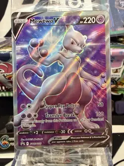 Mewtwo V SWSH229 SWSH: Sword & Shield Promo Cards Holo Sealed Full Art - Image 1