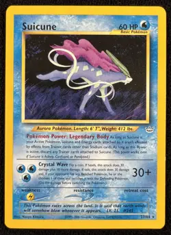 Suicune Neo Revelation 27/64 Pokemon TCG Card 2000 Vintage WOTC NM - Image 1