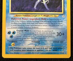 Suicune Neo Revelation 27/64 Pokemon TCG Card 2000 Vintage WOTC NM - Image 3
