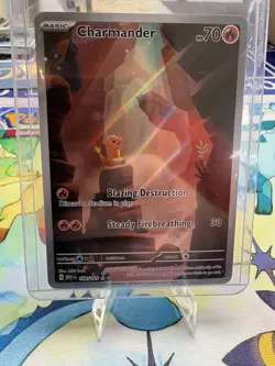 Pokemon Charmander TCG Scarlet Violet-151 Holo Illustration Rare Card 168/165 - Image 1