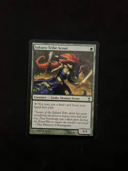 Sakura-Tribe Scout [Saviors of Kamigawa] Magic MTG Cards LP/MP - Image 1