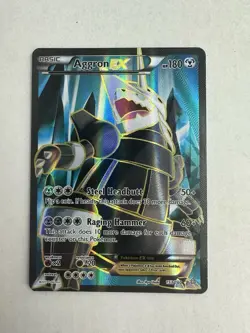 Aggron EX Full Art Holo Card 153/160 XY-Primal Clash LP - Image 1