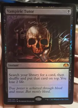 Vampiric Tutor Dominaria Remastered Foil - Image 1