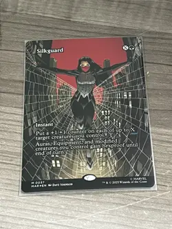 Silkguard (Borderless) Foil-Magic The Gathering Spider-Man NM - Image 1