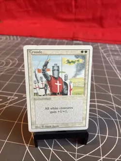 Vintage 1994 MTG Crusade Revised Edition Card MP - Image 1