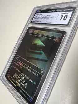 MTG LOTR magic lord of the rings Balin's Tomb Foil CGC gem 💎 mint 10 💎 pop 5 - Image 2