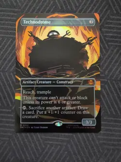 mtg technodrome borderless foil teenage mutant ninja turtles - Image 1