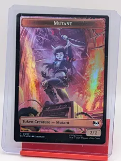 Mutant // Mutagen [Token Foil] #7 // 9 Magic Teenage Mutant Ninja Turtles - Image 1