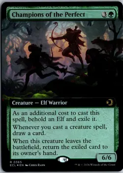 Champions of the Perfect (Extended Art) R Lorwyn Eclipsed 365 NM Foil Magic - Image 1