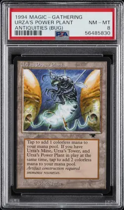1994 MTG ANTIQUITIES VERSION 1 URZA'S POWER PLANT PSA 8 - Image 1