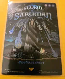 Storm of Saruman (Borderless Poster) Universes Beyond Lord of the Rings: Foil NM - Image 1