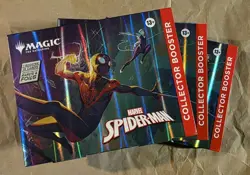 X3 Magic The Gathering MTG Marvel's Spider-Man - Collector Booster Omega Pack X3 - Image 1