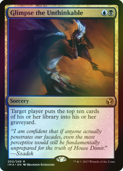 MTG Glimpse the Unthinkable Foil ** Iconic Masters ** English - Image 1