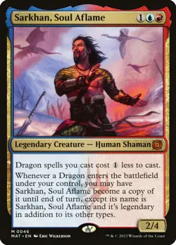 MTG Sarkhan, Soul Aflame ** March of the Machine: The Aftermath ** English - Image 1