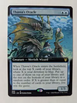 1x Thassa's Oracle Extended Art NM - THB EDH MTG Magic x1 - Image 1