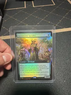 Formidable Speaker (Extended Art) Lorwyn Eclipsed Foil - Image 1